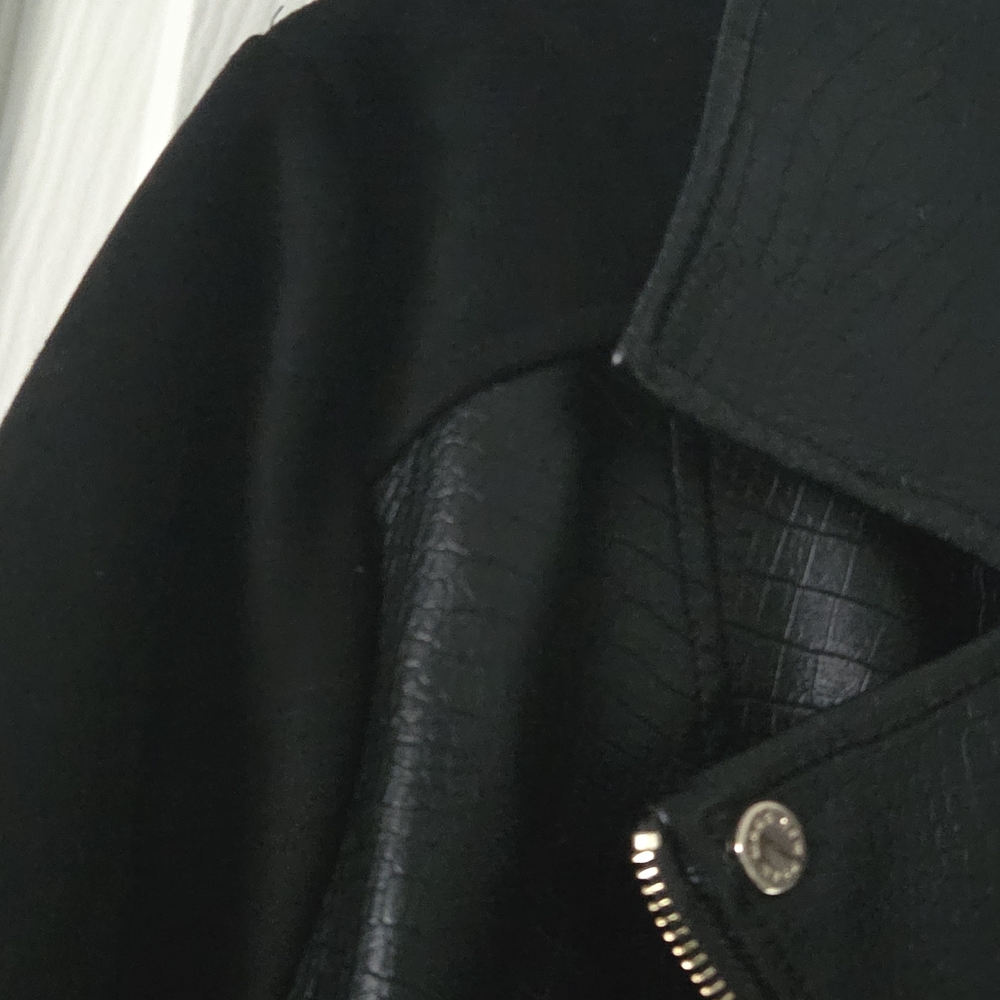 Marc New York Black Leather Jacket with Gold Accents Sz 3X - Picture 2 of 11
